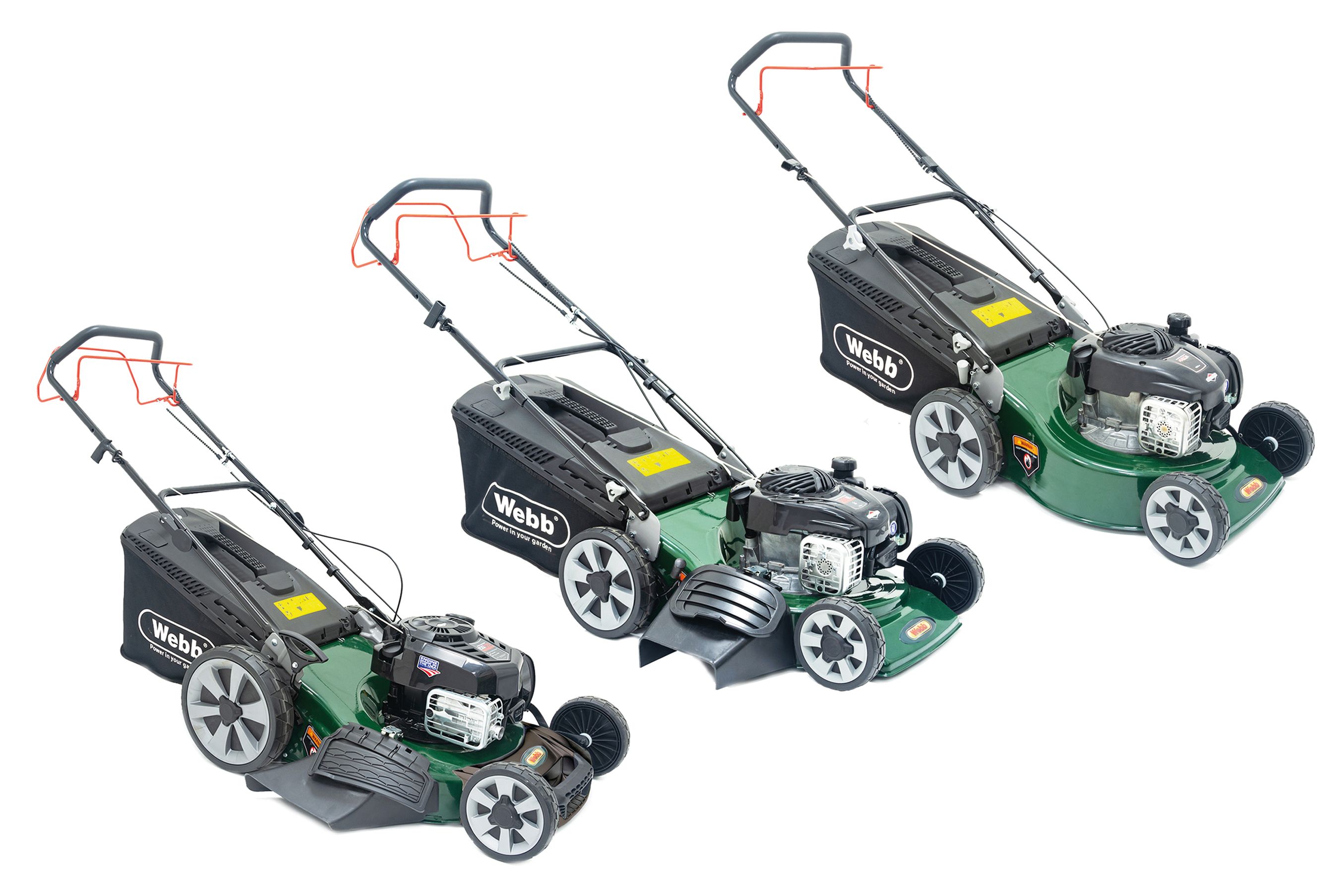 New Webb Supreme Range of Lawnmowers, designed to perform and built to last